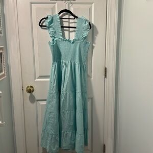 Hill House -The Nap Dress-Size XL- light blue green